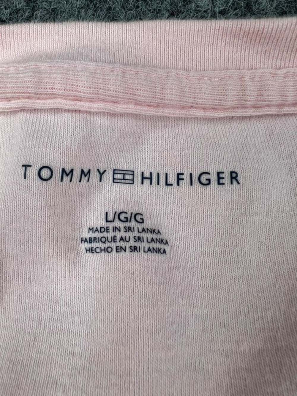 Light pink long sleeve Tommy Hilfiger shirt size large C91 - Picture 3 of 7